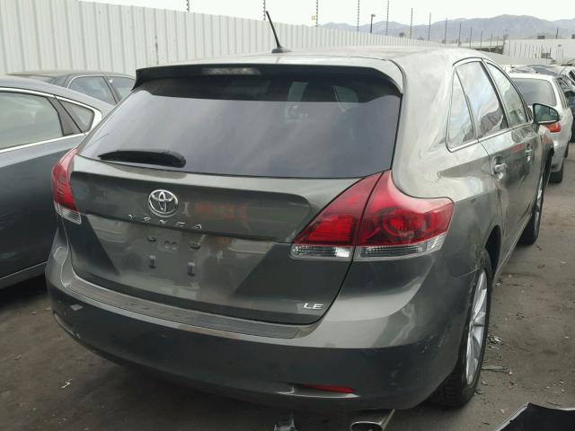 4T3ZA3BB7DU080063 - 2013 TOYOTA VENZA LE GREEN photo 4