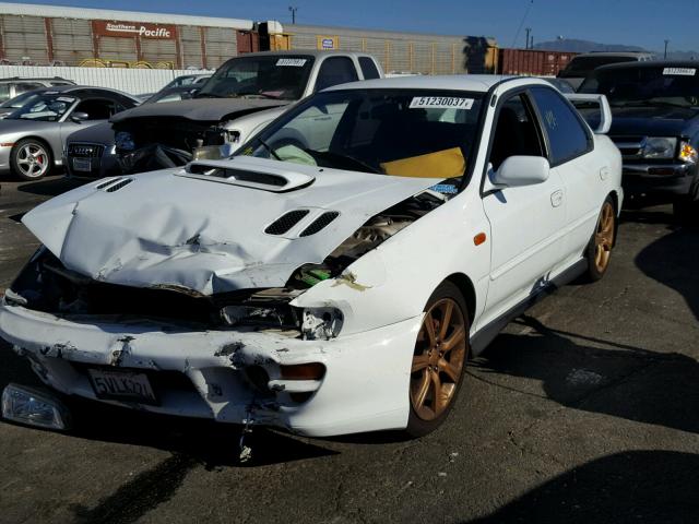 JF1GC67531H500222 - 2001 SUBARU IMPREZA RS WHITE photo 2