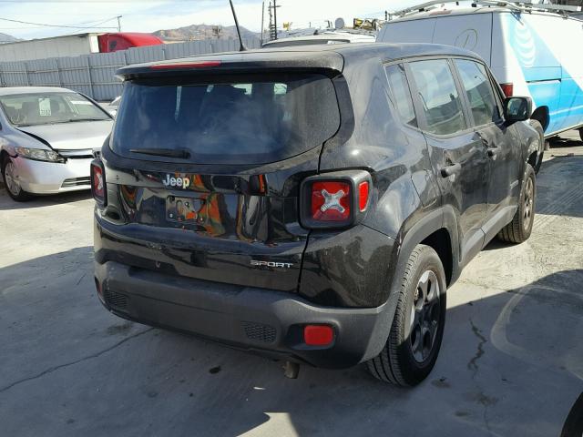 ZACCJAAT9FPB20293 - 2015 JEEP RENEGADE S BLACK photo 4