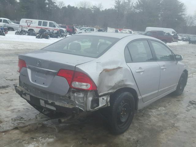 2HGFA1F87AH531186 - 2010 HONDA CIVIC EX ვერცხლისფერი ფოტო 4