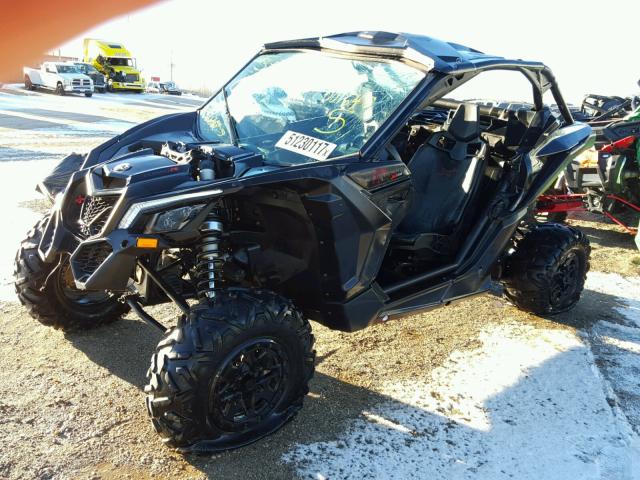 3JBVDAW26HK001640 - 2017 CAN-AM MAVERICK X BLACK photo 2