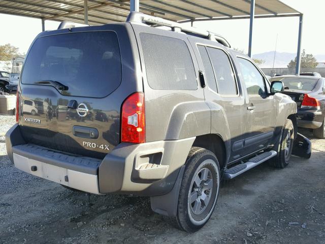 5N1AN0NW6DN824446 - 2013 NISSAN XTERRA X GRAY photo 4