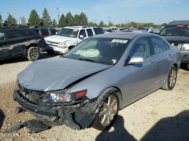 JH4CL96804C043245 - 2004 ACURA TSX SILVER photo 2