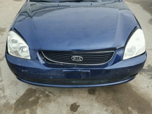 KNAGE123285209166 - 2008 KIA OPTIMA LX BLUE photo 7