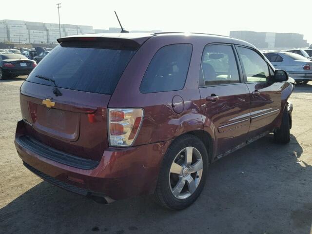 2CNDL937086347400 - 2008 CHEVROLET EQUINOX SP BURGUNDY photo 4