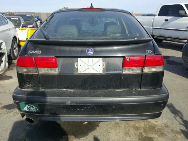 YS3DF58K522020053 - 2002 SAAB 9-3 SE BLACK photo 9