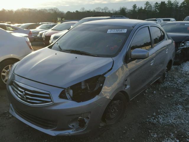 ML32F3FJ9HH003715 - 2017 MITSUBISHI MIRAGE G4 GRAY photo 2