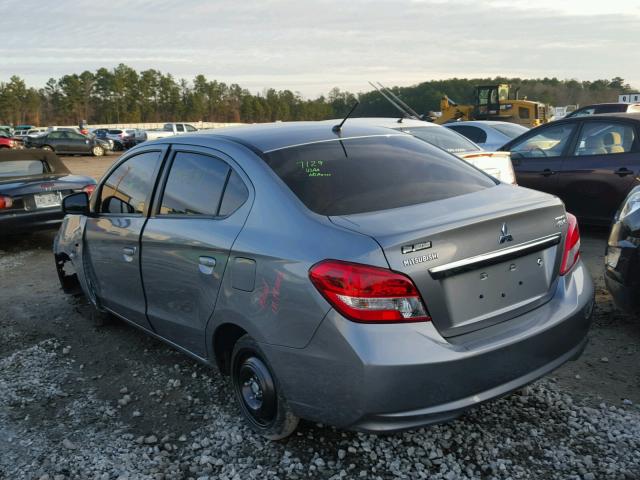 ML32F3FJ9HH003715 - 2017 MITSUBISHI MIRAGE G4 GRAY photo 3