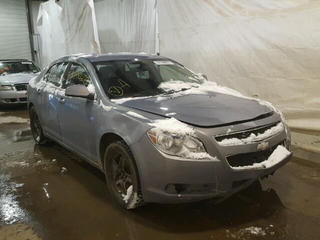 1G1ZH57B89F160182 - 2009 CHEVROLET MALIBU 1LT GRAY photo 1