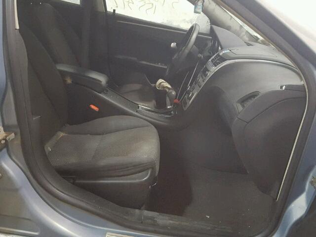 1G1ZH57B89F160182 - 2009 CHEVROLET MALIBU 1LT GRAY photo 5