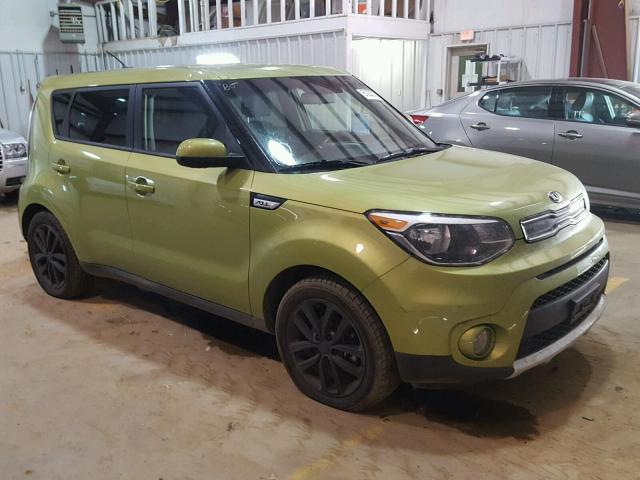 KNDJP3A59H7876905 - 2017 KIA SOUL + GREEN photo 1