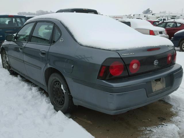 2G1WF52EX59186750 - 2005 CHEVROLET IMPALA SILVER photo 3