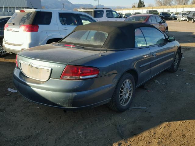 1C3EL55R16N130824 - 2006 CHRYSLER SEBRING TO BLUE photo 4