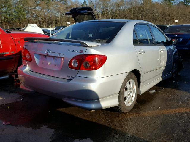 1NXBR32E48Z978896 - 2008 TOYOTA COROLLA CE SILVER photo 4