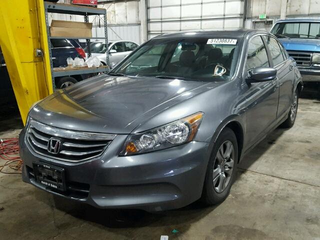 1HGCP2F69CA034583 - 2012 HONDA ACCORD SE GRAY photo 2