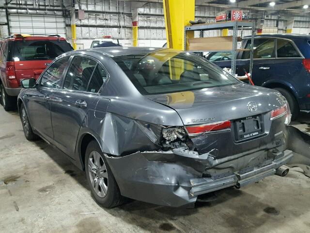 1HGCP2F69CA034583 - 2012 HONDA ACCORD SE GRAY photo 3