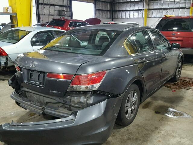 1HGCP2F69CA034583 - 2012 HONDA ACCORD SE GRAY photo 4