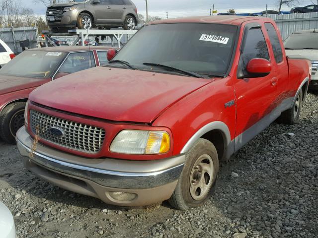 1FTRX17L4YNA08741 - 2000 FORD F150 RED photo 2