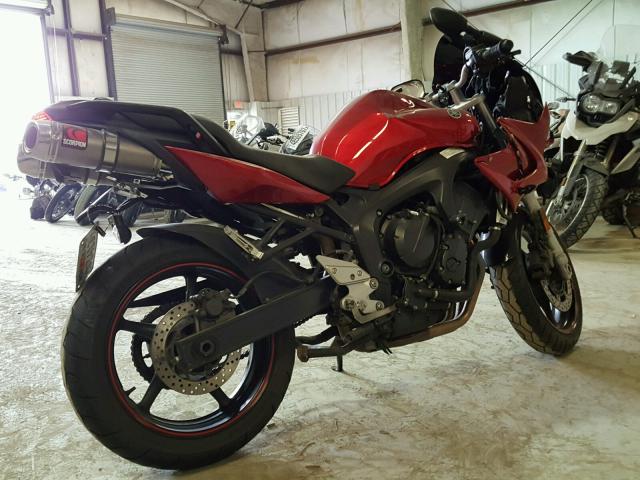 JYARJ08Y06A001064 - 2006 YAMAHA FZ6 SC RED photo 4