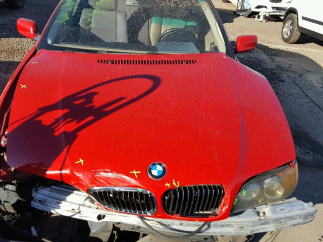 WBABD33424PL03269 - 2004 BMW 325 CI RED photo 7