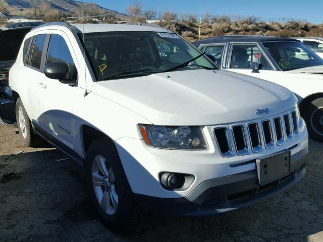 1C4NJDBB4ED879589 - 2014 JEEP COMPASS SP თეთრი ფოტო 1