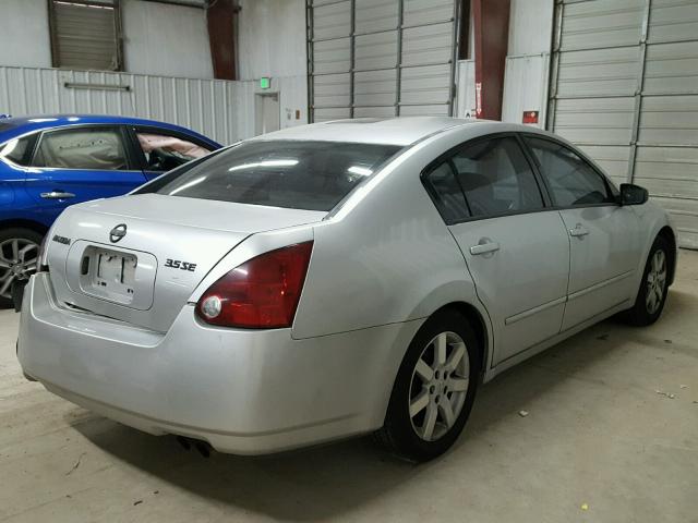 1N4BA41E65C840240 - 2005 NISSAN MAXIMA SE SILVER photo 4