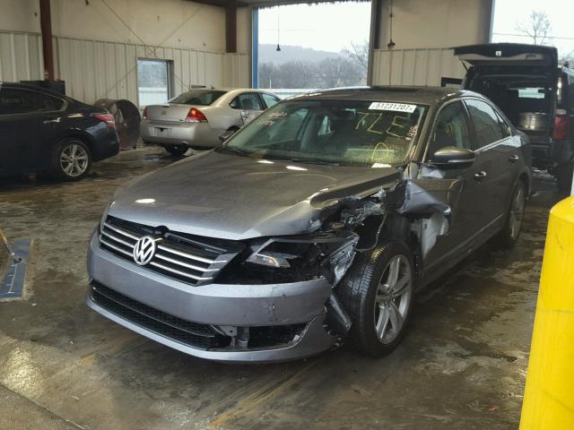 1VWBT7A3XFC049356 - 2015 VOLKSWAGEN PASSAT SE GRAY photo 2