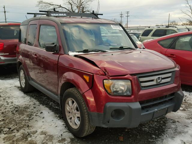 5J6YH28767L006199 - 2007 HONDA ELEMENT EX RED photo 1