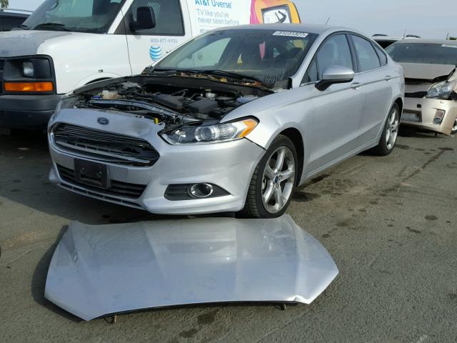 3FA6P0G70GR116226 - 2016 FORD FUSION S SILVER photo 2