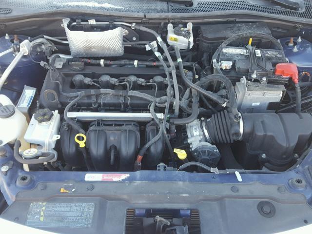 1FAHP35N88W278552 - 2008 FORD FOCUS SE BLUE photo 7