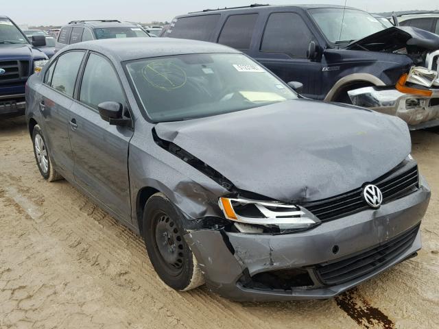 3VW2K7AJ0BM060229 - 2011 VOLKSWAGEN JETTA BASE GRAY photo 1