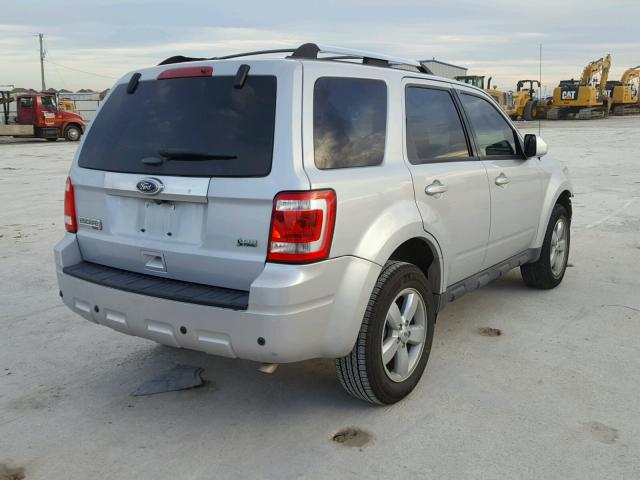 1FMCU0EG9CKC25559 - 2012 FORD ESCAPE LIM SILVER photo 4