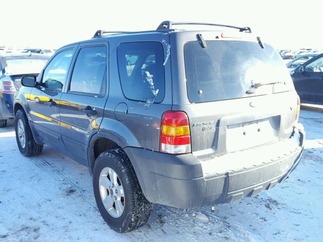 1FMYU93166KB65625 - 2006 FORD ESCAPE XLT GRAY photo 3