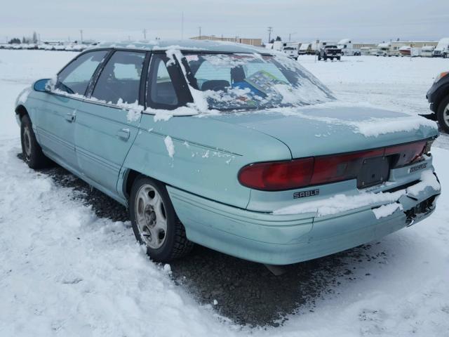 1MELM50U1RG642649 - 1994 MERCURY SABLE GS GREEN photo 3