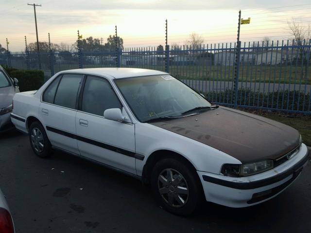 1HGCB7659MA140004 - 1991 HONDA ACCORD LX WHITE photo 1