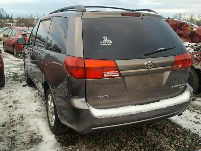 5TDBA22C35S046130 - 2005 TOYOTA SIENNA XLE GRAY photo 3