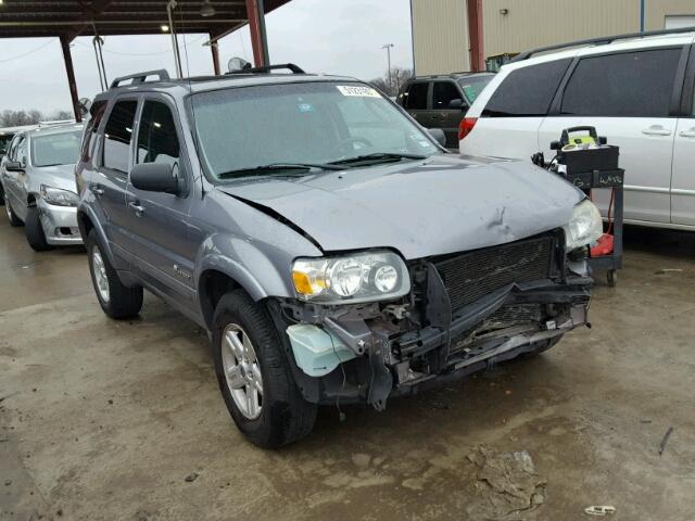 1FMCU49H97KB78064 - 2007 FORD ESCAPE HEV GRAY photo 1