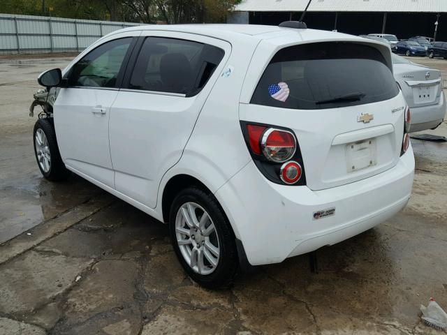 1G1JC6SH1F4214880 - 2015 CHEVROLET SONIC LT WHITE photo 3