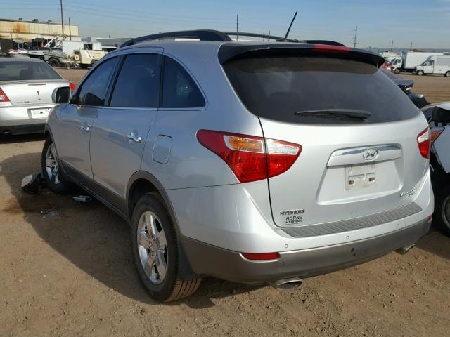 KM8NU13C09U081721 - 2009 HYUNDAI VERACRUZ G SILVER photo 3