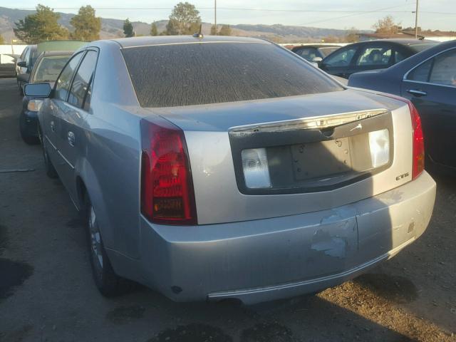 1G6DP567850172592 - 2005 CADILLAC CTS HI FEA SILVER photo 3