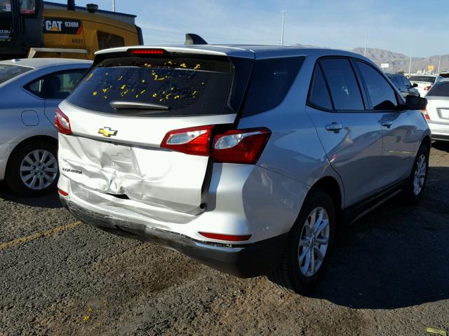 3GNAXHEVXJL109709 - 2018 CHEVROLET EQUINOX LS SILVER photo 4