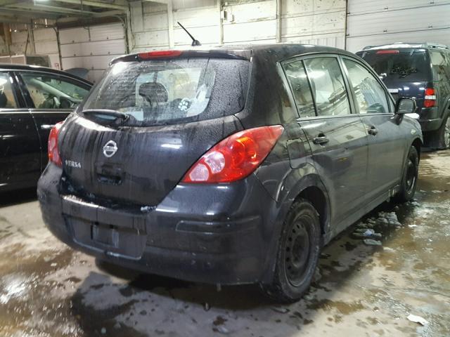 3N1BC1CP3AL378853 - 2010 NISSAN VERSA S BROWN photo 4