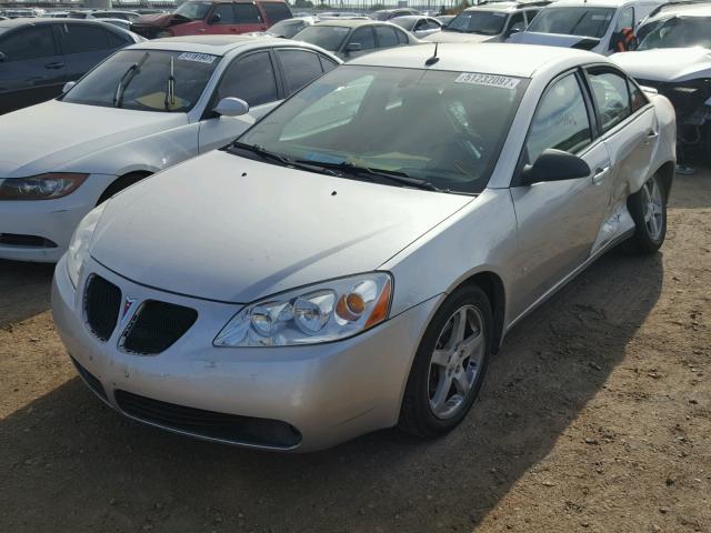 1G2ZG57N684175119 - 2008 PONTIAC G6 BASE SILVER photo 2