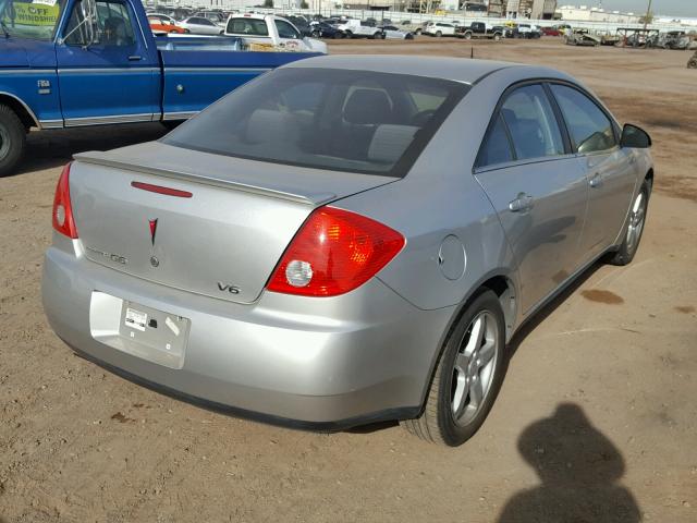 1G2ZG57N684175119 - 2008 PONTIAC G6 BASE SILVER photo 4