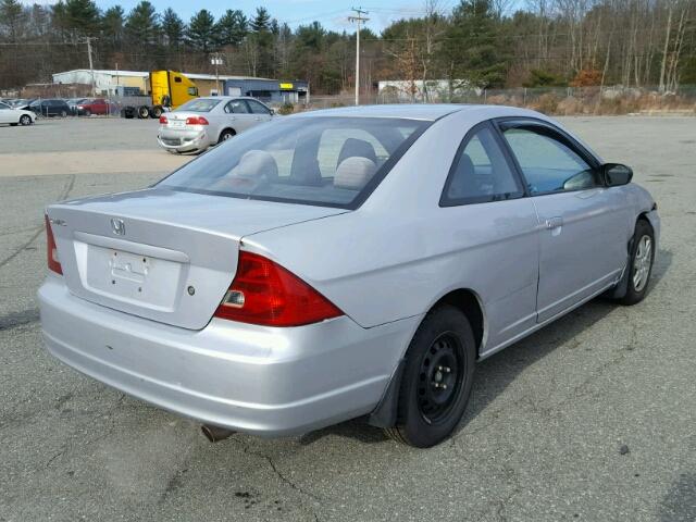 1HGEM22503L078748 - 2003 HONDA CIVIC LX SILVER photo 4