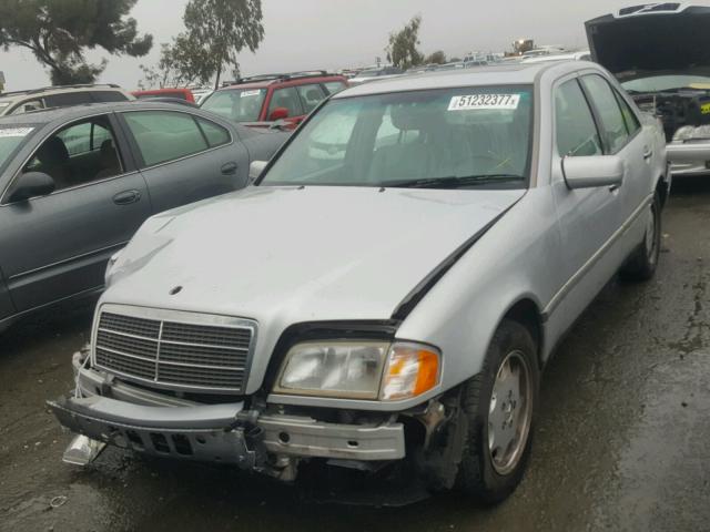 WDBHA23EXVF511415 - 1997 MERCEDES-BENZ C 230 SILVER photo 2