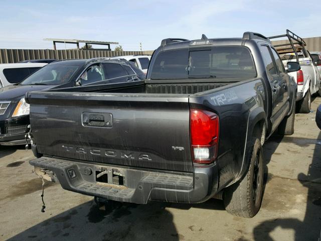 3TMDZ5BN4HM016627 - 2017 TOYOTA TACOMA DOU GRAY photo 4