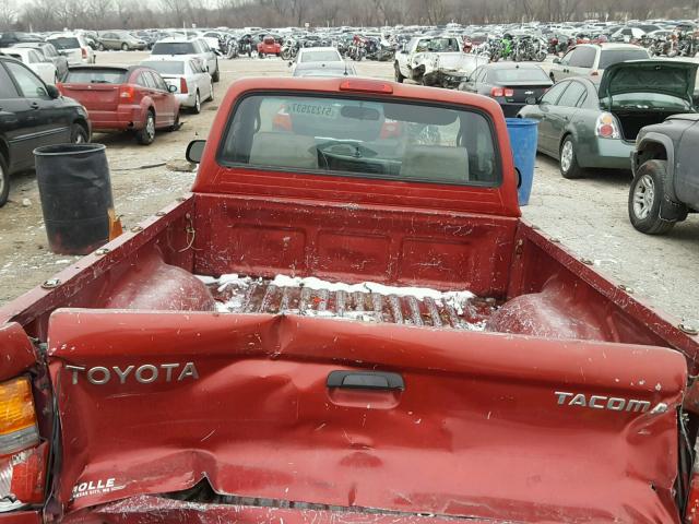 5TENL42N84Z458274 - 2004 TOYOTA TACOMA RED photo 6