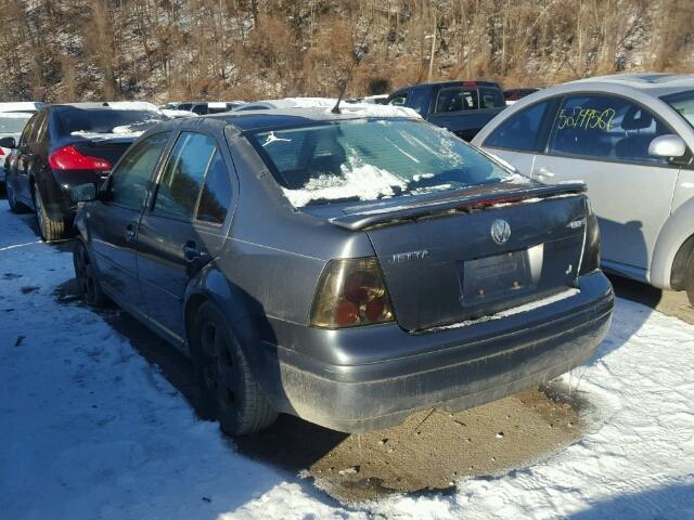 3VWSE69M23M118178 - 2003 VOLKSWAGEN JETTA GLS GRAY photo 3