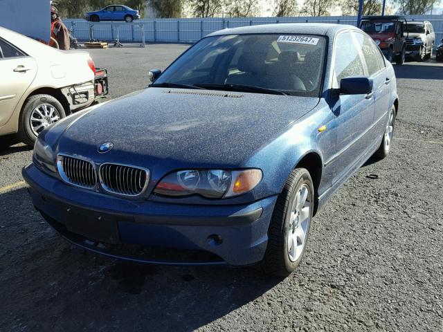 WBAEV33463KL80992 - 2003 BMW 325 I BLUE photo 2